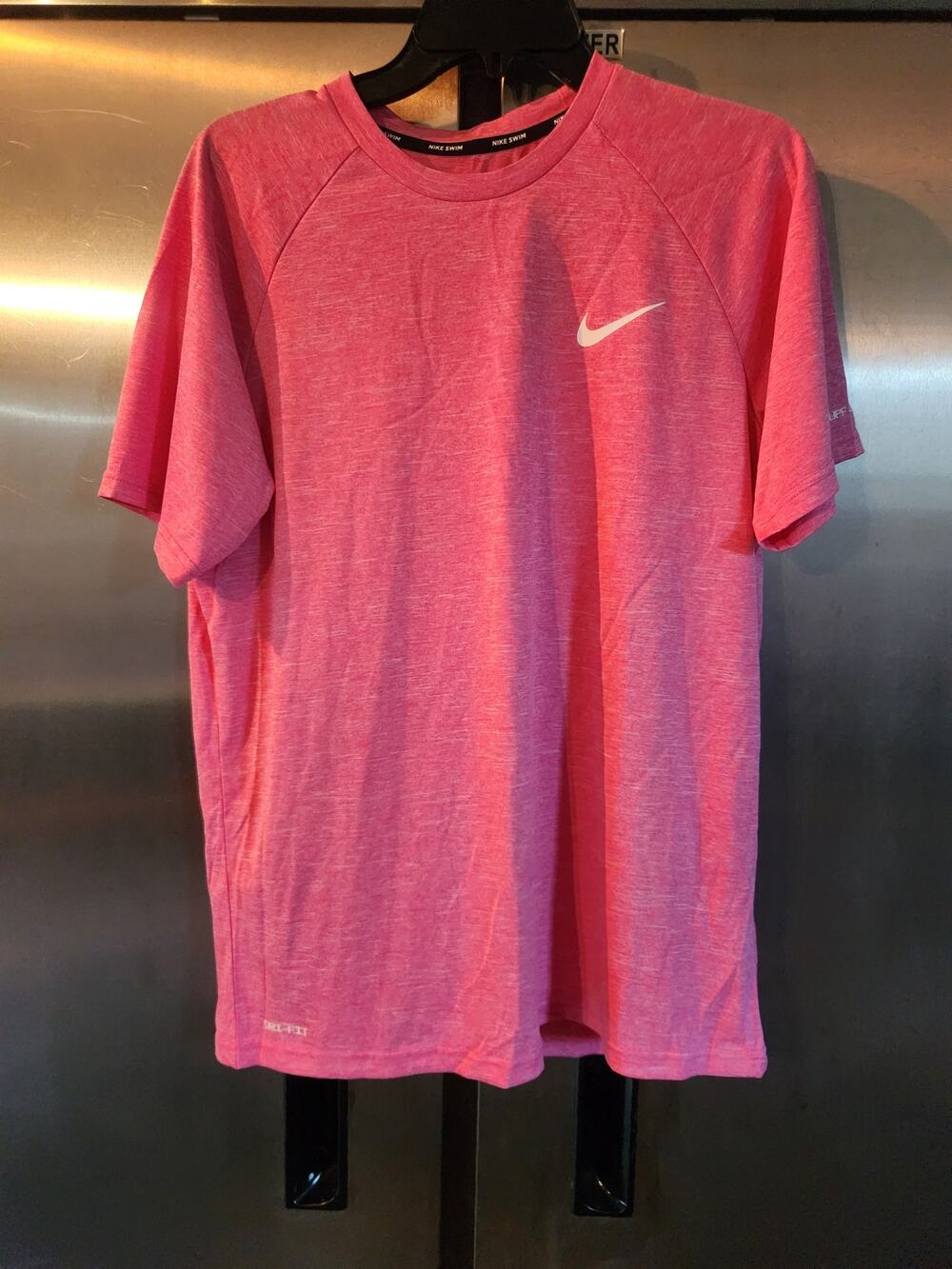 Nike Dri-Fit Swim Rash Guard Shirt Pink Size M